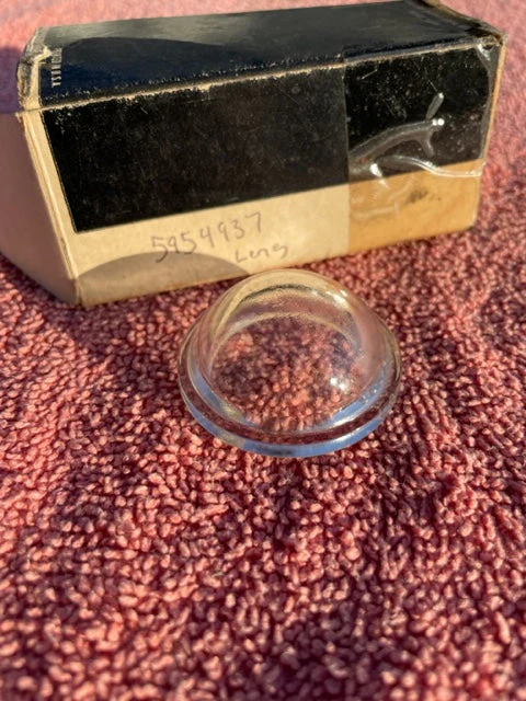 1964 1965 Chevrolet Chevelle NOS GUIDE License Plate Light Lamp Lens #5954937 - Image 2