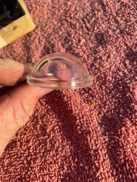 1964 1965 Chevrolet Chevelle NOS GUIDE License Plate Light Lamp Lens #5954937 - Image 3