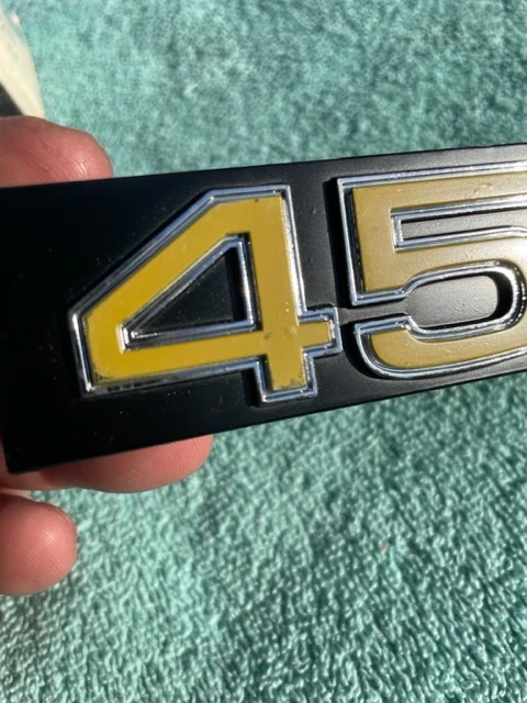 1975 1976 Chevrolet Pickup Truck C10 C20 C30 NOS "454" Grille Emblem #357286 (cast 343992) - Image 9