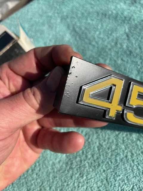 1975 1976 Chevrolet Pickup Truck C10 C20 C30 NOS "454" Grille Emblem #357286 (cast 343992) - Image 12