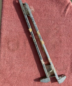 1963-1967 Chevrolet Corvette NOS Window Rear Glass Frame Channel Run Track Pair #3840595 / 3840596