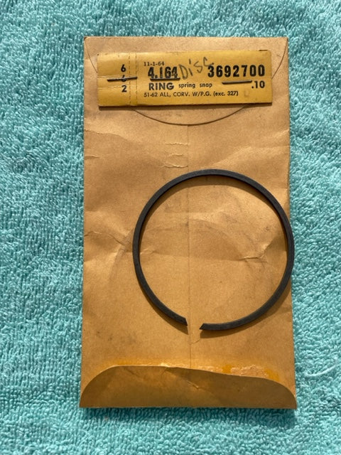 1951-1962 Chevrolet ALL, Corvette NOS Powerglide Clutch Drum Snap Ring #3692700 - Image 2