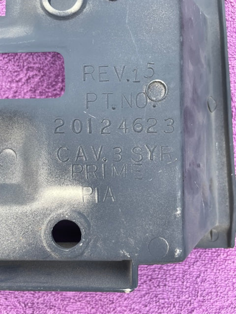 1980 - 1982 Chevrolet Chevette NOS Rear License Plate Pocket Panel #20473325 / 20124623 - Image 8
