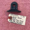 1968 Chevrolet Impala Bel Air NOS AC air duct cable support bracket part number 7761922 original GM HVAC mounting component for factory-correct restoration and repair projects.