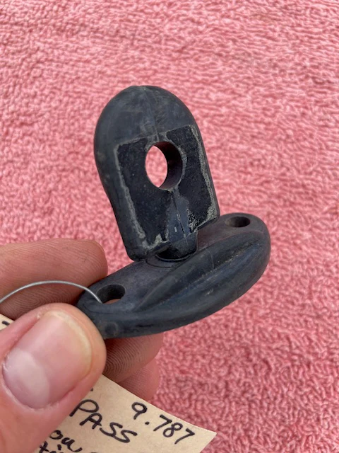 1968 Chevrolet Impala Bel Air NOS A/C Air Duct Cable Support Bracket #7761922 - Image 2