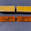 1968 Chevrolet Bel Air Biscayne Impala Caprice NOS Amber Park Light Lens Pair #5960367 / 5960368