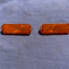 1963 Chevrolet Impala Biscayne Bel Air SS NICE USED Park Light Lamp Lens Pair