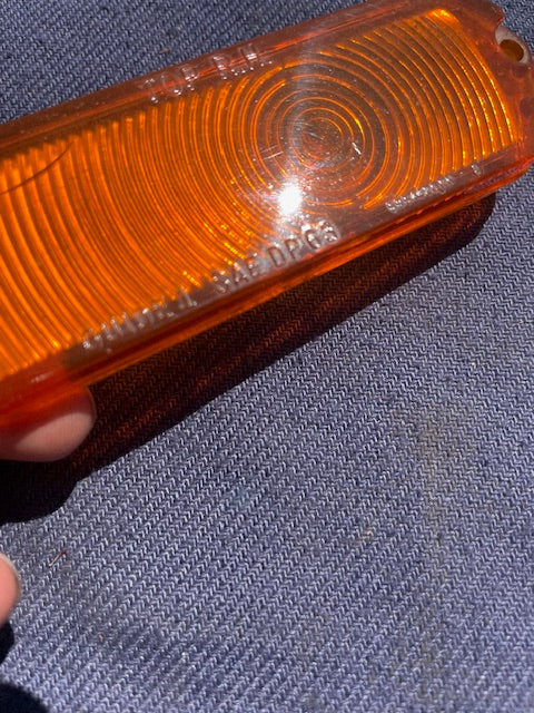 1963 Chevrolet Impala Biscayne Bel Air SS NICE USED Park Light Lamp Lens Pair - Image 2