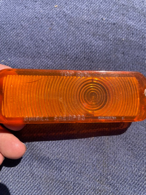 1963 Chevrolet Impala Biscayne Bel Air SS NICE USED Park Light Lamp Lens Pair - Image 3