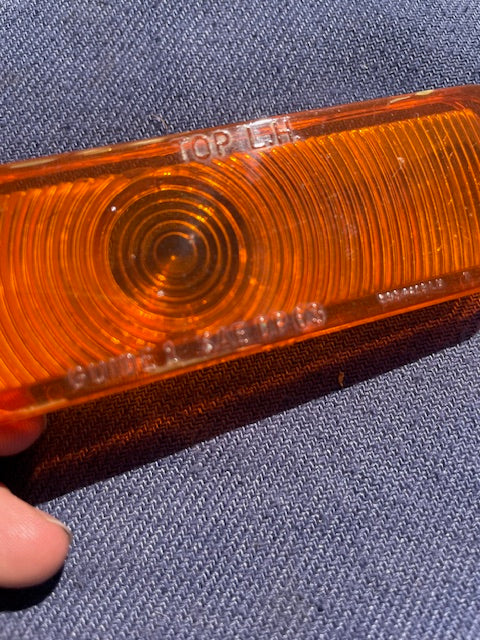 1963 Chevrolet Impala Biscayne Bel Air SS NICE USED Park Light Lamp Lens Pair - Image 4