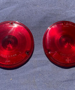 1960-1964 Chevrolet Stepside Pickup Truck NOS Tail Light Lamp Lens Pair (GUIDE R1D-60) #5952675