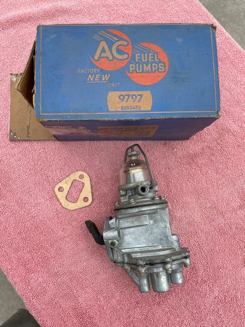 1953 1954 Chevrolet Corvette C1 NOS Dual Vacuum Fuel Pump #5592675 AC Type 9797
