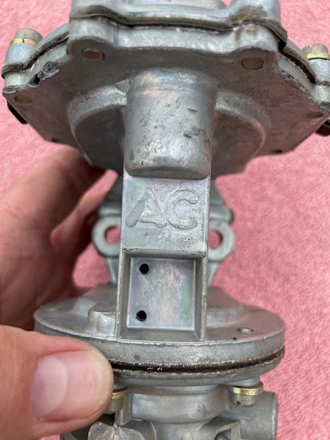 1953 1954 Chevrolet Corvette C1 NOS Dual Vacuum Fuel Pump #5592675 AC Type 9797 - Image 9
