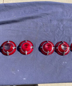 1962 Chevrolet Impala SS Super Sport NORS Tail Light Backup Lamp Lens Set