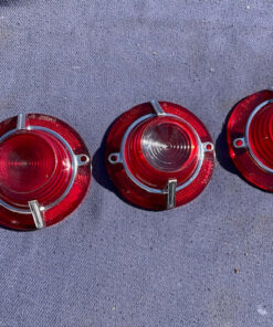 Alternative view of 1962 Chevrolet Impala SS Super Sport NORS Tail Light Backup Lamp Lens Set