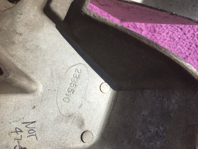 1955 - 1959 GMC Pickup Suburban Panel XLNT USED Hood Emblem - Image 9