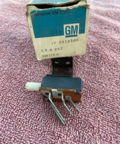 1968 Chevrolet Impala Caprice Biscayne NOS AC heater control switch part number 3919586 original GM HVAC control component for factory-correct restoration and repair projects.