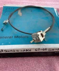 1967 1970 Chevrolet G10 G20 Van NOS heater control switch and cable assembly part number 3928407 original GM HVAC control component for restoration and repair projects.
