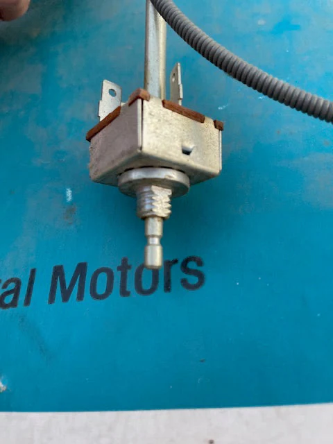 1967-1970 Chevrolet Van G10 G20 NOS Heater Control Switch + Cable #3928407?? - Image 4