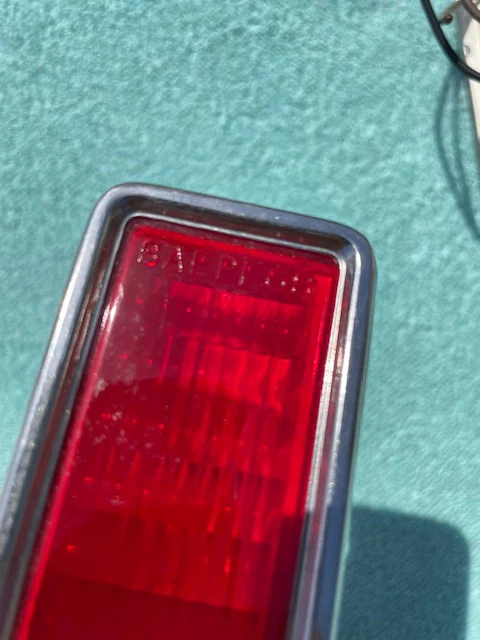 1968 1969 Chevy II Camaro El Camino NOS Rear Side Marker Lamp Lens Pair #916632 - Image 7
