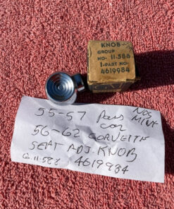 1955-1957 Chevrolet 150, 210, Bel Air / 1956-1962 Corvette C1 NOS Seat Adjuster Knob #4619984