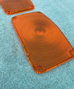 Alternative view of 1956 Chevrolet 150 210 Bel Air NEW AMBER Park Light Lamp Lens Pair (OEM#5947140)