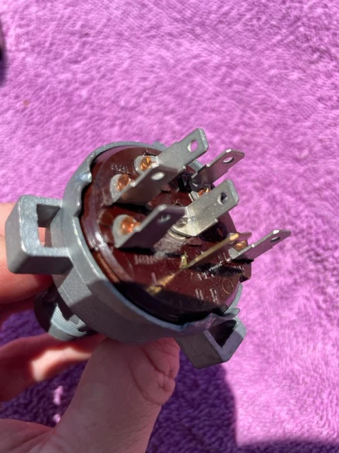 1959 Chevrolet Impala Biscayne Bel Air El Camino NOS Delco Remy Ignition Switch #1116562 - Image 6