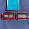1971 - 1973 Chevrolet Vega Coupe NOS GUIDE Backup Light Lamp Lens Pair #5966018