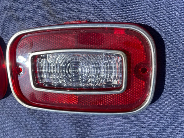 1971 - 1973 Chevrolet Vega Coupe NOS GUIDE Backup Light Lamp Lens Pair #5966018 - Image 3