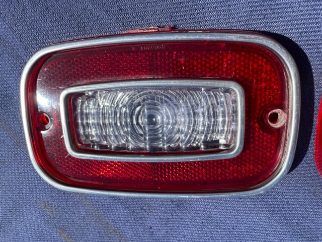 1971 - 1973 Chevrolet Vega Coupe NOS GUIDE Backup Light Lamp Lens Pair #5966018 - Image 4