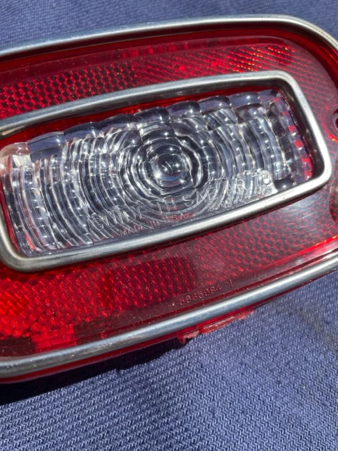 1971 - 1973 Chevrolet Vega Coupe NOS GUIDE Backup Light Lamp Lens Pair #5966018 - Image 5