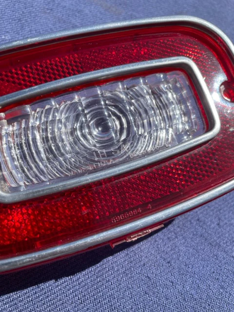 1971 - 1973 Chevrolet Vega Coupe NOS GUIDE Backup Light Lamp Lens Pair #5966018 - Image 6