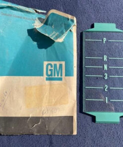 1968 1969 Chevrolet Camaro NOS T.H. Floor Console Transmission Shift Indicator Plate #3919161