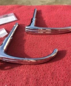 1938 1939 Chevrolet Master Deluxe REPLATED Outside Door Handle Pair - 1 Locking