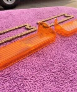 1966 Chevrolet Impala Caprice SS NEW AMBER Park Light Lamp Lens Pair Gaskets (repl. OEM #5957569)