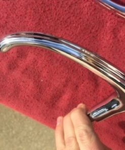 Alternative view of 1938 1939 Chevrolet Master Deluxe REPLATED Outside Door Handle Pair - 1 Locking