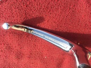 1938 1939 Chevrolet Master Deluxe REPLATED Outside Door Handle Pair - 1 Locking - Image 5