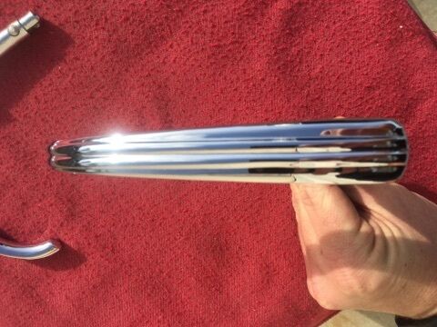 1938 1939 Chevrolet Master Deluxe REPLATED Outside Door Handle Pair - 1 Locking - Image 6