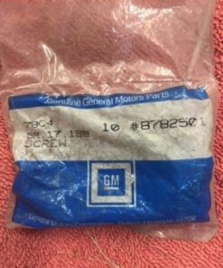 1970 1972 Chevrolet Chevelle Station Wagon NOS tailgate latch screw part number 8782501 original GM hardware component for factory-correct restoration and repair projects.
